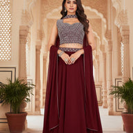 Elegant Jimichu Designer Party Wear Gown for Women | OSC-6143