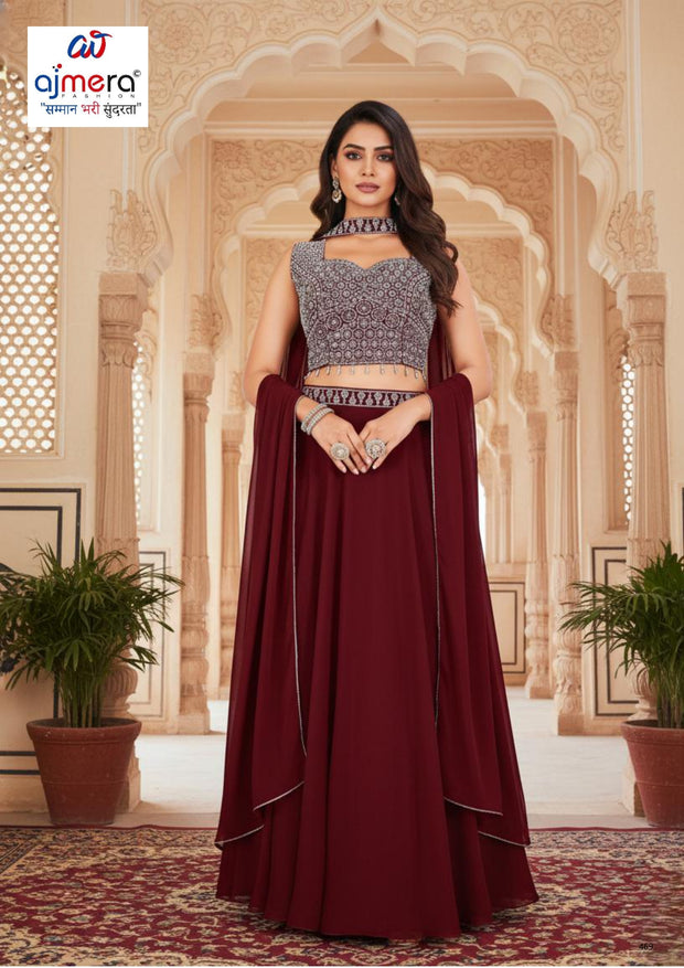 Elegant Jimichu Designer Party Wear Gown for Women | OSC-6143
