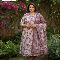 Designer Plus Size Kurti Set for Women | ASF-P2001