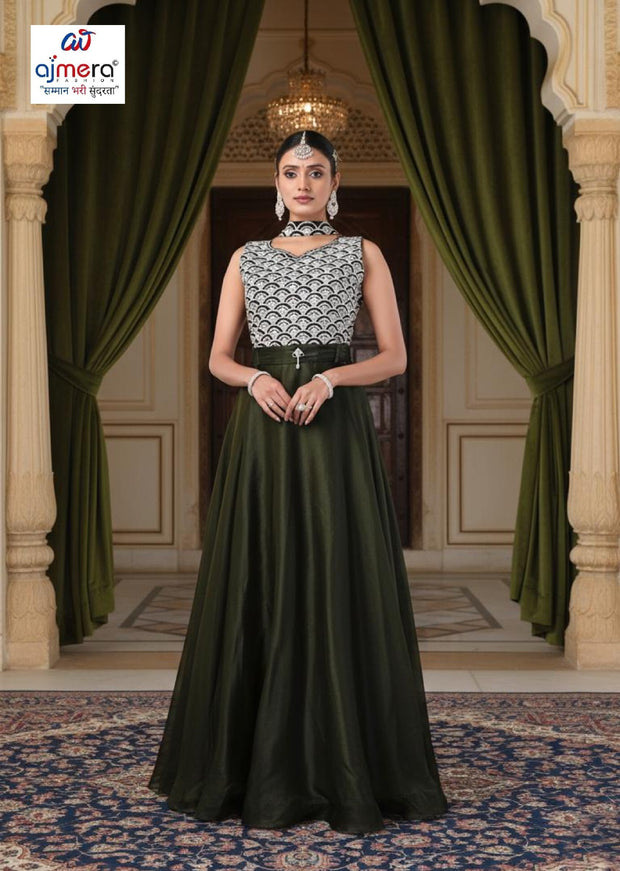 Elegant Jimichu Designer Party Wear Gown for Women | SHP-4192