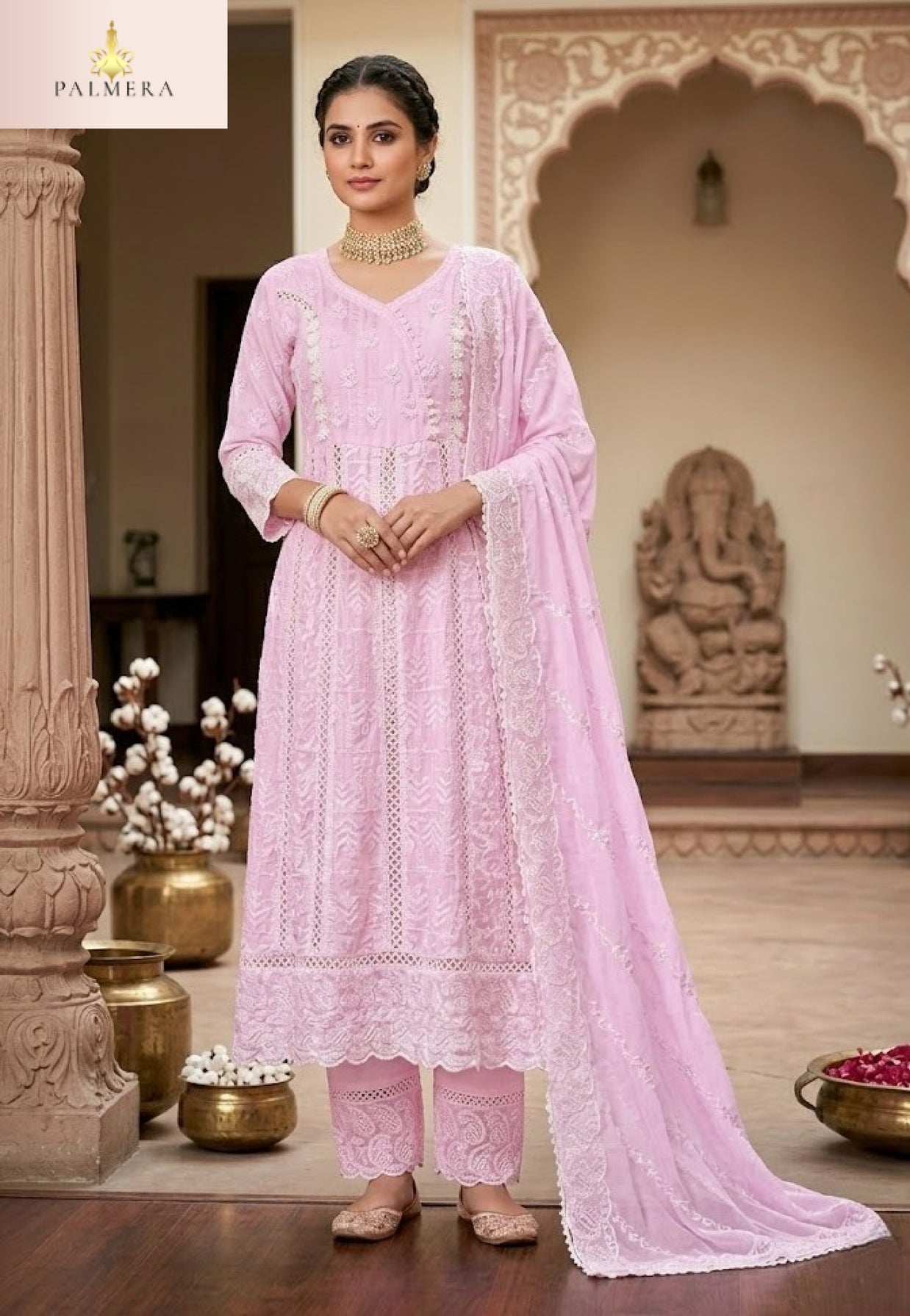 Elegant Designer Palmera Kurti Set for Women | MIK-330C