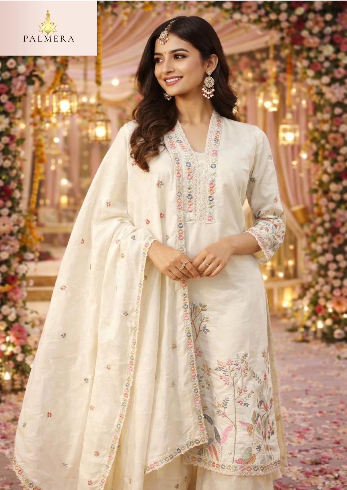 Elegant Designer Palmera Kurti Set for Women | MIK-324
