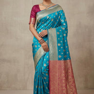 Designer Rapier Silk Matching Saree With Blouse Piece | BWF-VEDIKA