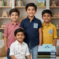 Wholesale Boys Cotton Shirt Collection | VNA-N583B