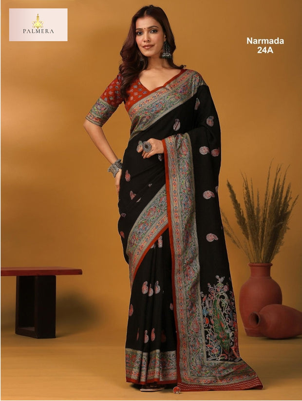 Palmera Saree Manufacturer and Palmera Saree Supplier | ALL-NARMADA-24