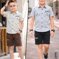 Wholesale Boys Half Shirt & Half Pant Set | GBP-3338