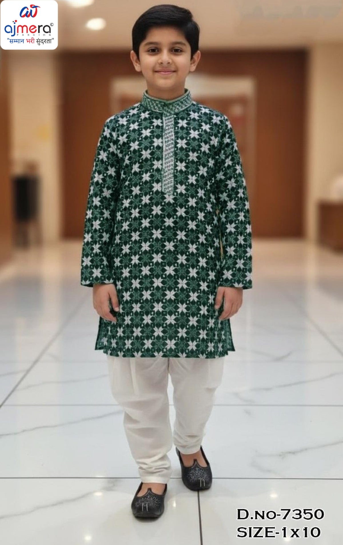 Kids Kurta & Payjama Wholesale in India | JDW-7350-1X10
