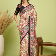 Ganga Silk Saree with Blouse for Premium Ethnic and Designer Wear | ALL-GANGA-22