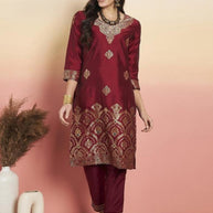 Designer Premium Ethnic Kurti Set for Women | INDO-KS9MR4968