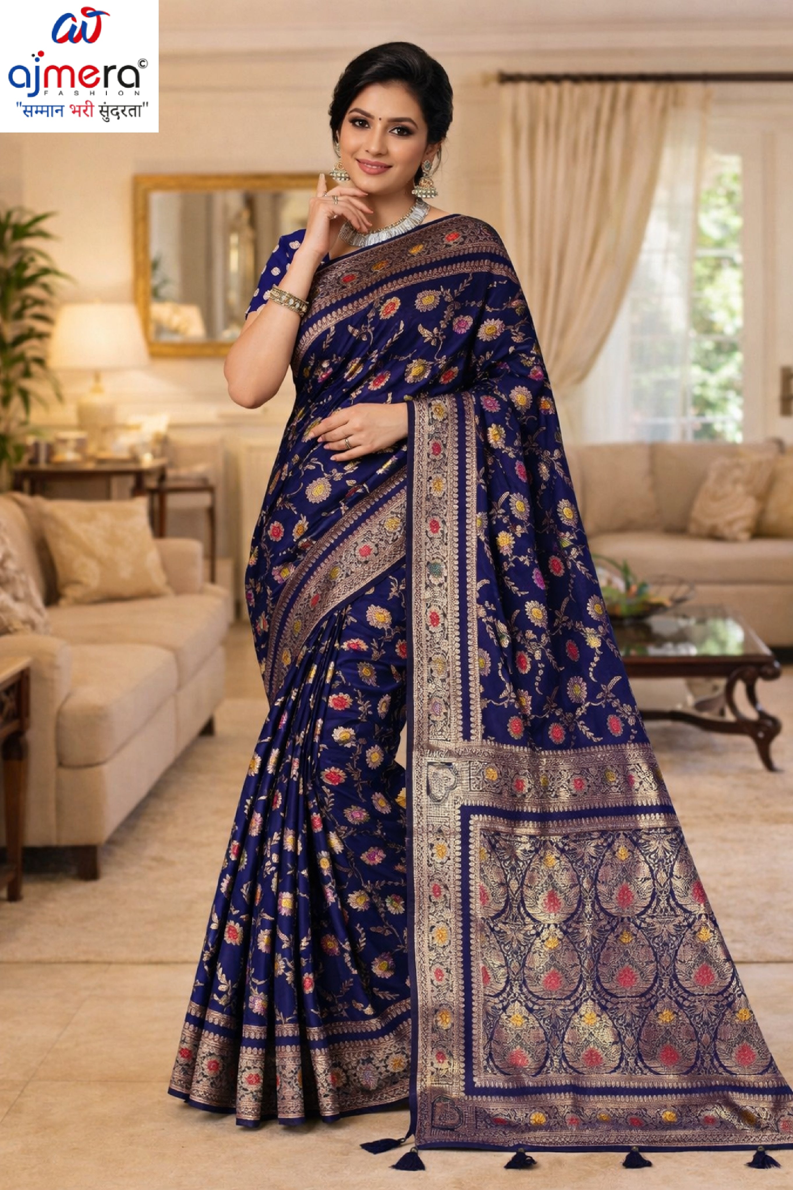 Refined Craft Jacquard Silk Saree With Blouse Piece | TUL-CLEAR SILK VOL-09