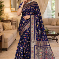 Refined Craft Jacquard Silk Saree With Blouse Piece | TUL-CLEAR SILK VOL-09