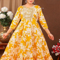 Designer Rayon Kurti for Women | JNF-GHERA KURTI RAYON