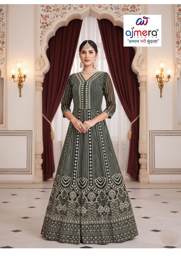 Designer Georgette Gown for Women | KTX-4131-L