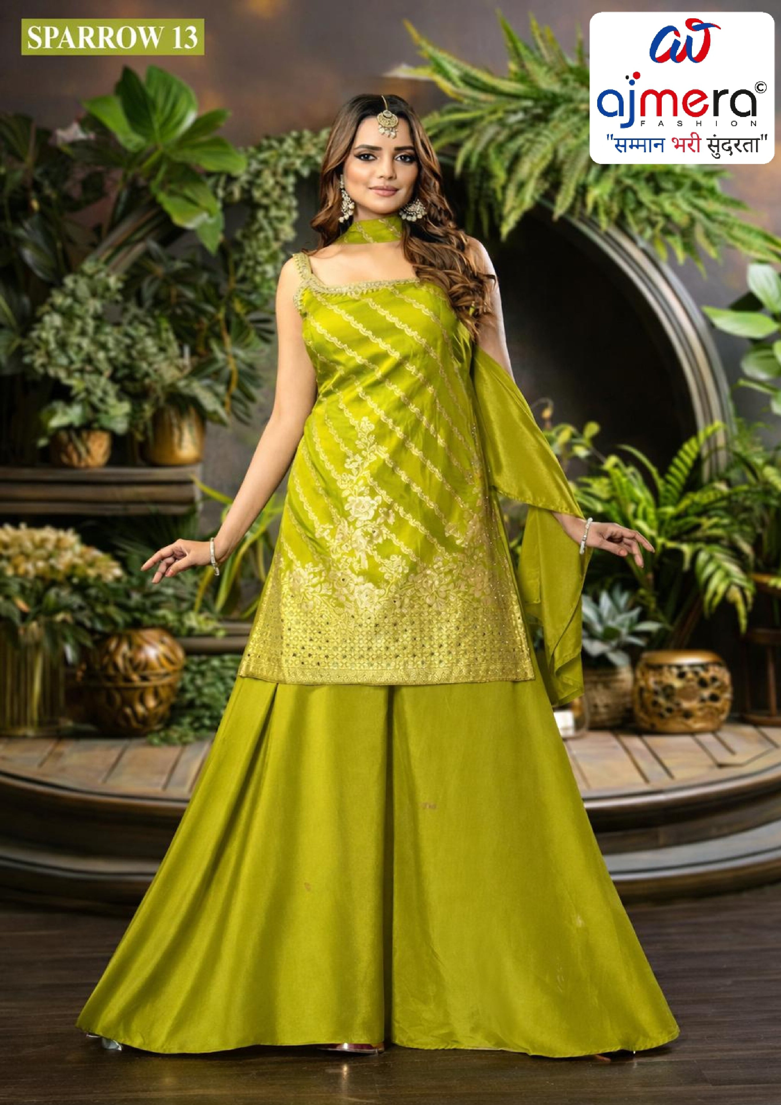 Wholesale Gowns Online India Designer Jacquard Gown for Women | JNX-SPARROW-13