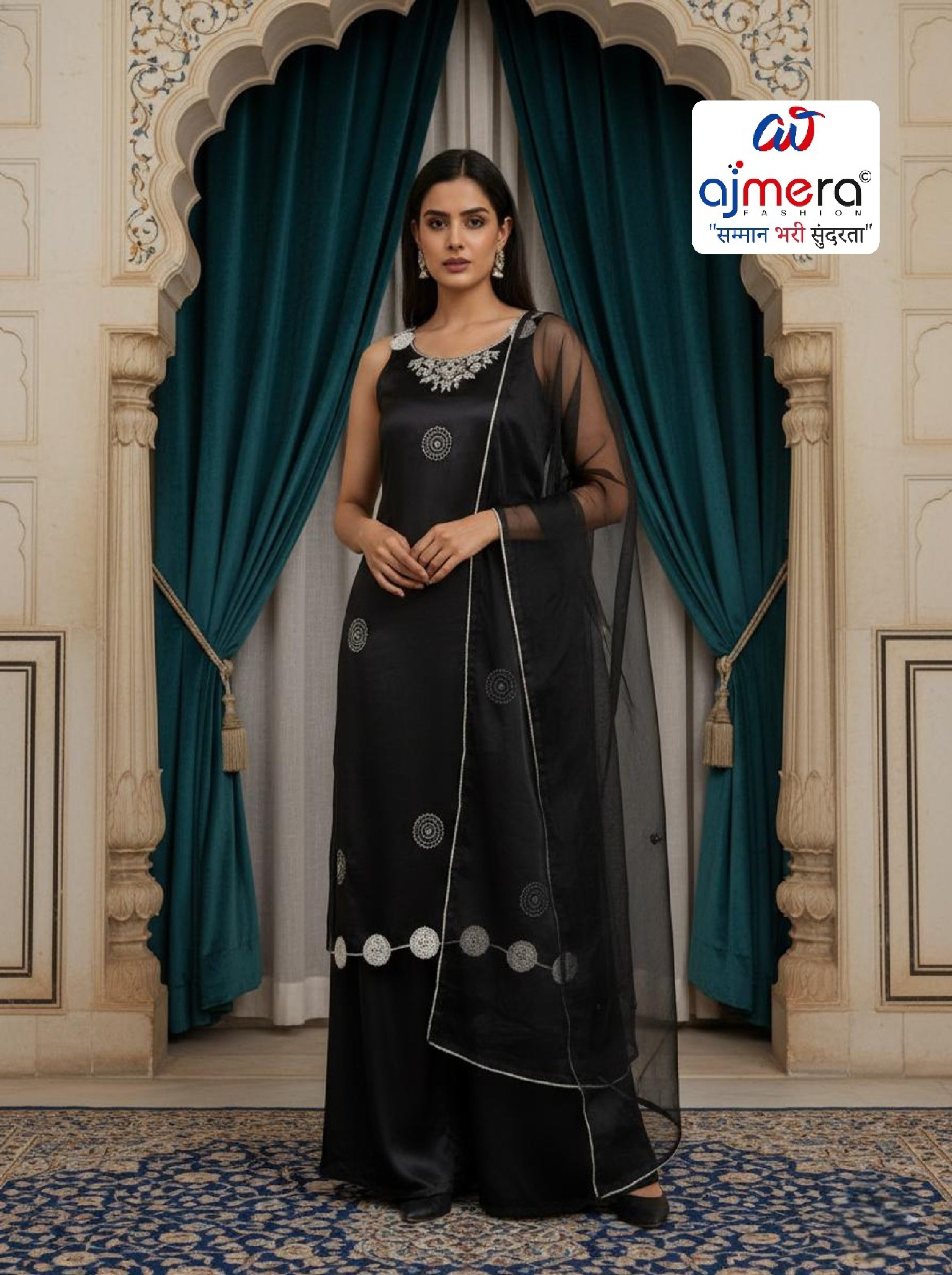 Elegant Jimichu Designer Plazo Set Gown for Women | OSC-1004