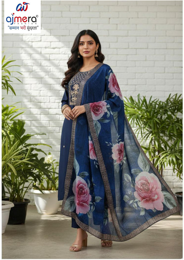 Designer Kurti Pant Dupatta Set for Women | ATT-MS SET 03