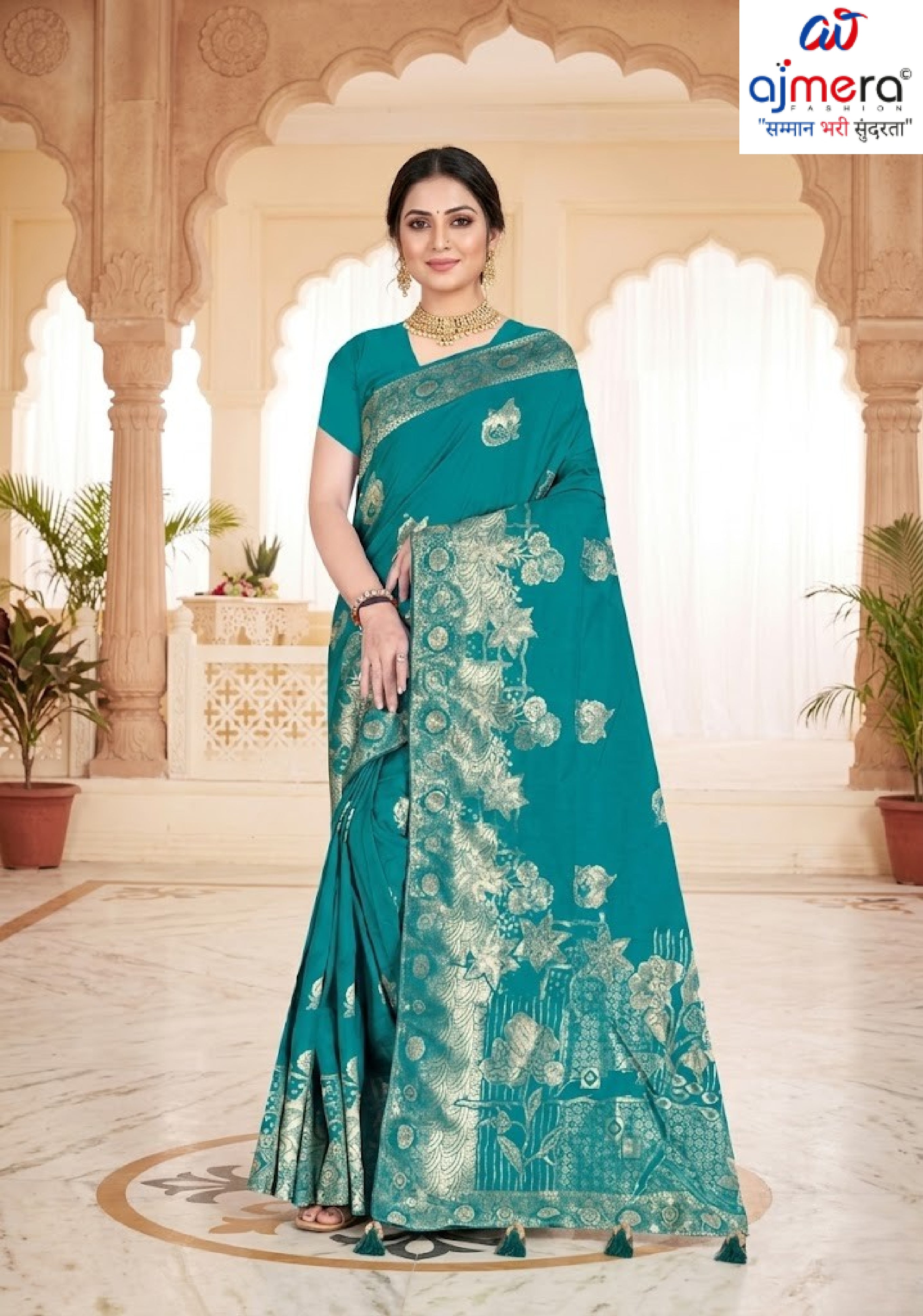 Premium Jacquard Silk Saree With Blouse Piece | TUL-HUMJOLI SILK VOL-19