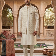 Premium Men's Kurta & Payjama for Wedding & Festive Wear | SNA-MKP12760