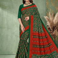 Premium Cotton Saree with Blouse Piece for Premium Ethnic and Traditional Wear | TLS-CHITRALEKHA WITH BP
