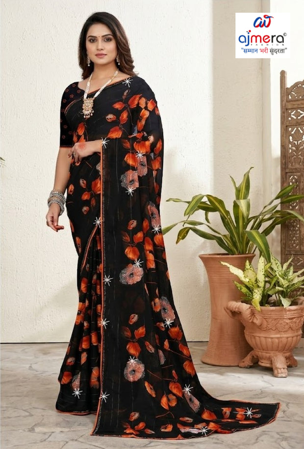 Beautiful Printed Saree with Blouse Piece for Cultural Celebrations  | SSR-KALASONA