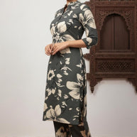 Designer Dimpal Ethnic Kurti Set for Women | KRJ-DIMPAL