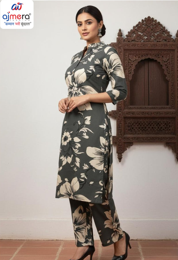 Designer Dimpal Ethnic Kurti Set for Women | KRJ-DIMPAL