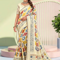 Beautiful Printed Saree with Blouse Piece for Cultural Celebrations #3 | RDD-RANGKALA VOL-05