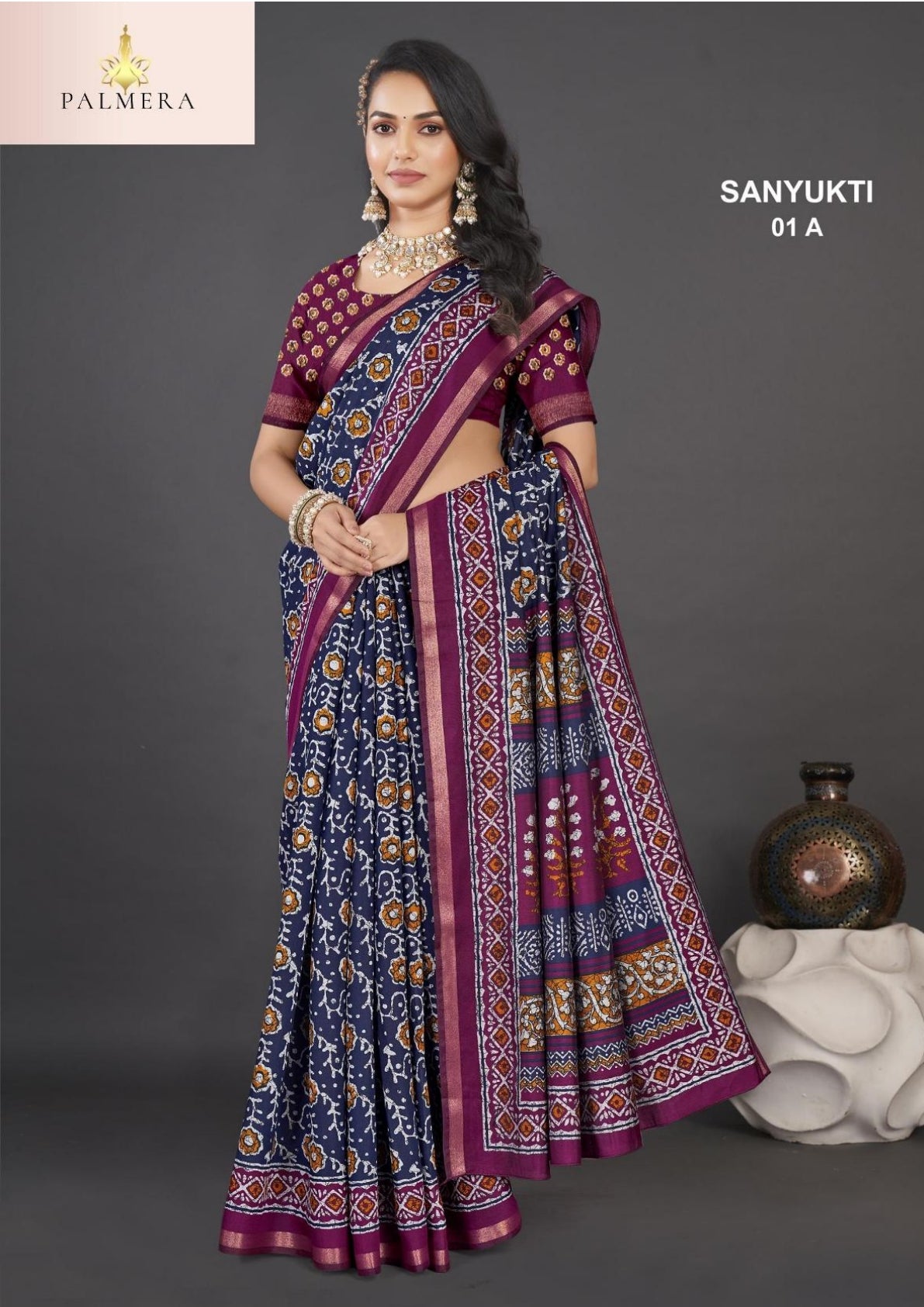 Palmera Saree Manufacturer and Palmera Saree Supplier | ALL-SANYUKTI-01