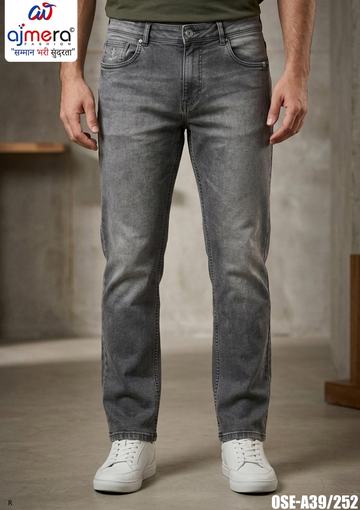 Premium Men's Denim Jeans for Casual & Everyday Wear | OSE-A39/252