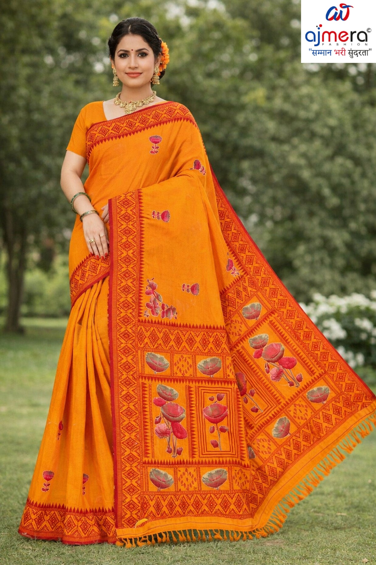 Designer Rapier Silk Matching Saree With Blouse Piece | DBU-HANSHA COTTON VOL-2