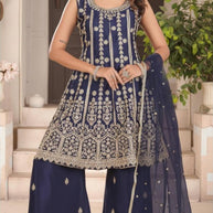Elegant Chinon Designer Party Wear Gown for Women | SHP-410