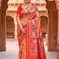 Palmera Saree Manufacturer and Palmera Saree Supplier | ALL-SWARN PATOLA-06