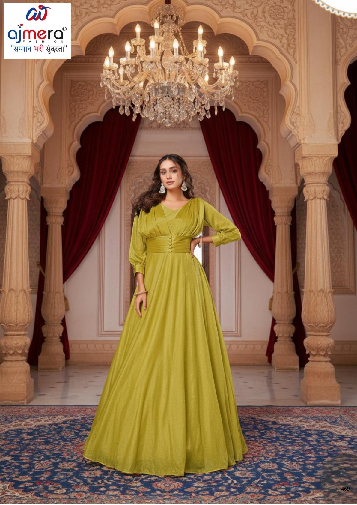 Elegant Georgette Designer Party Wear Gown for Women | SHP-ALIYA