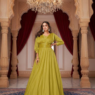 Elegant Georgette Designer Party Wear Gown for Women | SHP-ALIYA