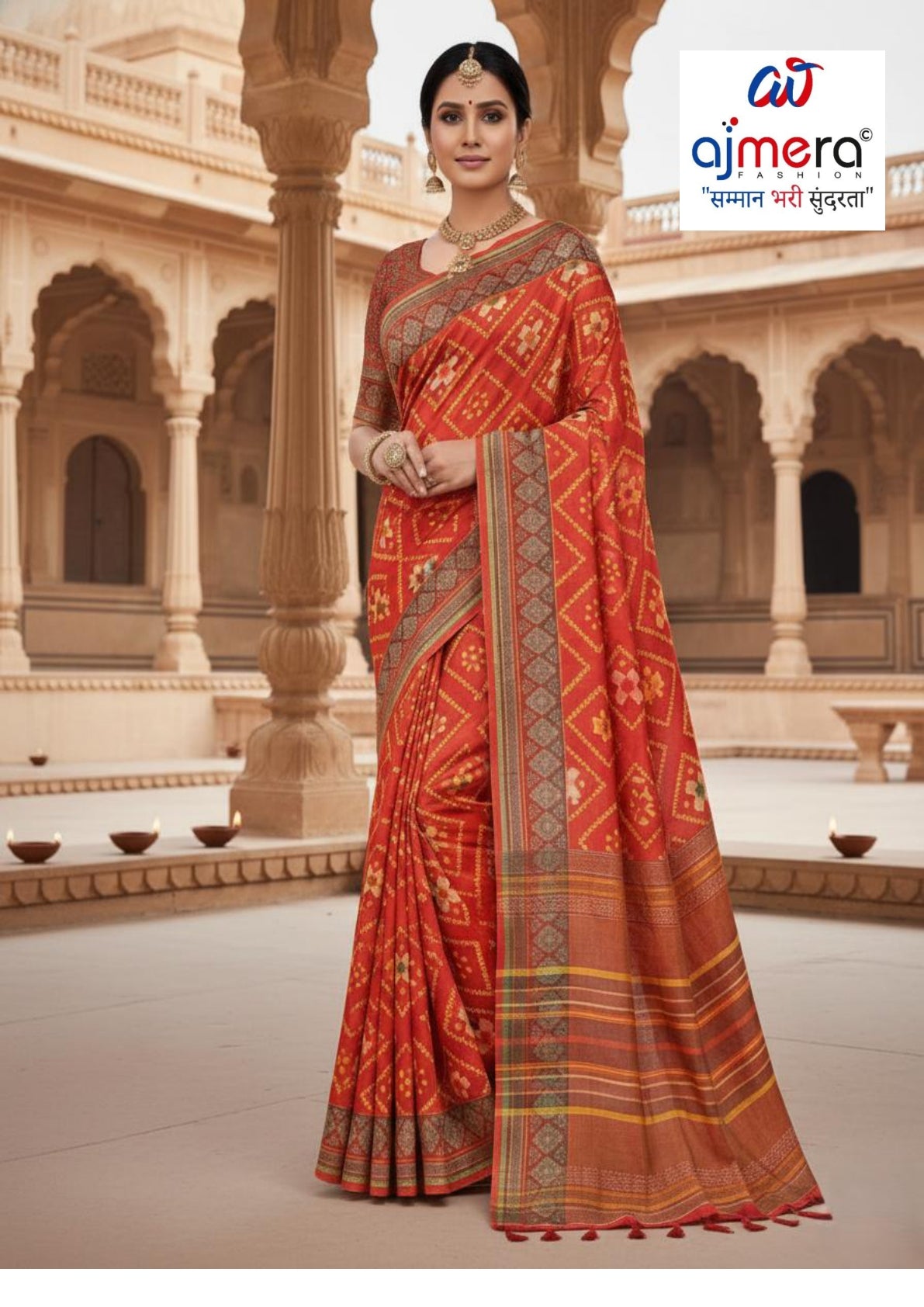 Elegant Rapier Silk Matching Saree With Blouse Piece | YDP-SUMAN