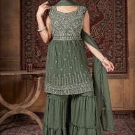 Designer Georgette Gown for Women | PNC-SWEETY-1