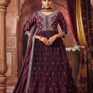 Ladies Gown Wholesale Designer Rangoli Gown for Women | KTX-6118-L