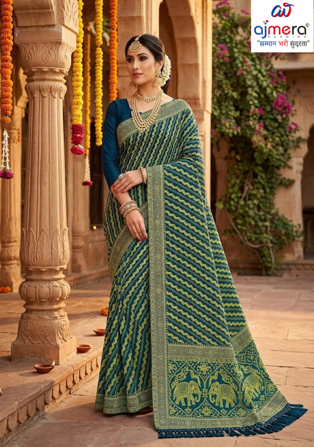 Latest Dyed Matching Saree without Blouse for Premium Ethnic and Traditional Wear | JP-GOLGAPPA