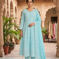 Elegant Designer Palmera Kurti Set for Women | MIK-330D