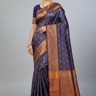 Premium Jacquard Silk Saree with Matching Blouse Piece for Ethnic Celebrations | WON-REWA TISSUE