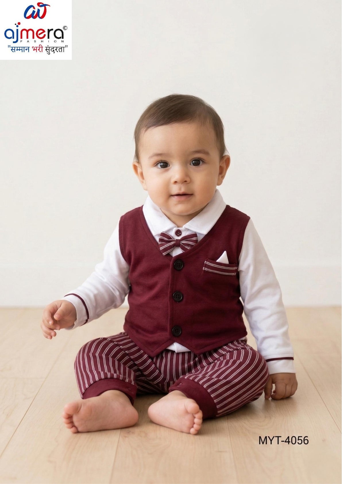 Kids Baba Suit Wholesale in India | GIK-5025