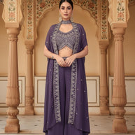 Elegant Georgette Designer Party Wear Gown for Women | KTX-VANI-01
