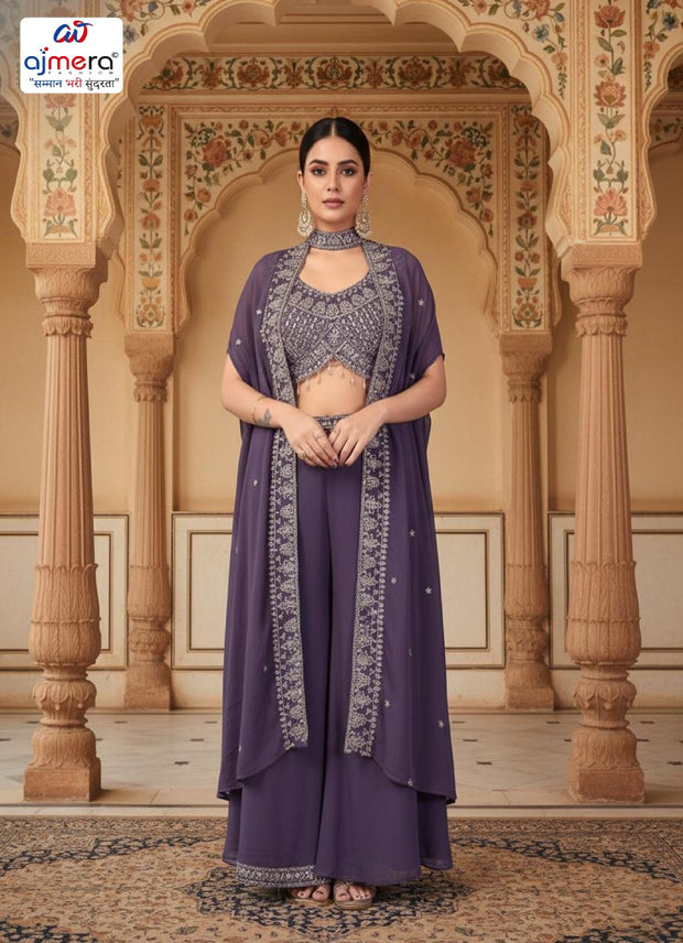 Elegant Georgette Designer Party Wear Gown for Women | KTX-VANI-01