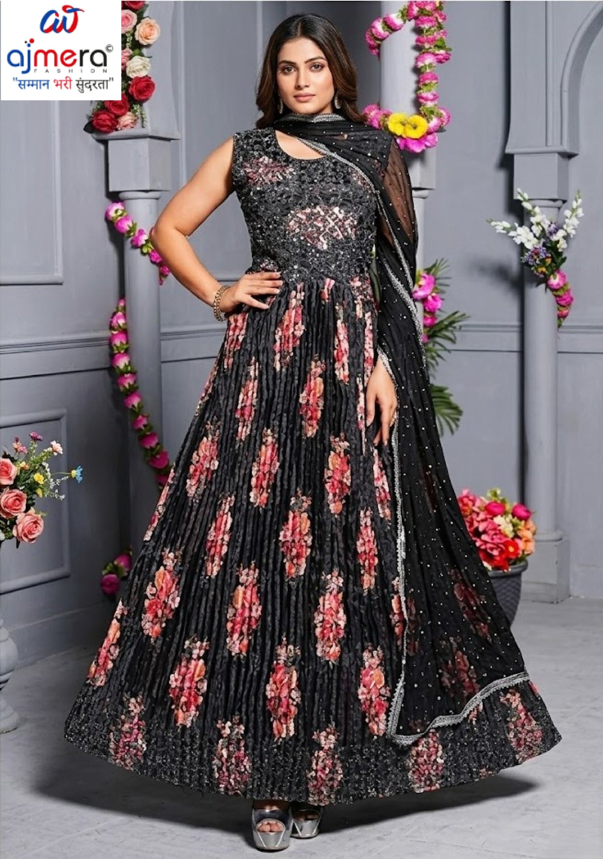Elegant Designer Party Wear Gown for Women | PNC-1027