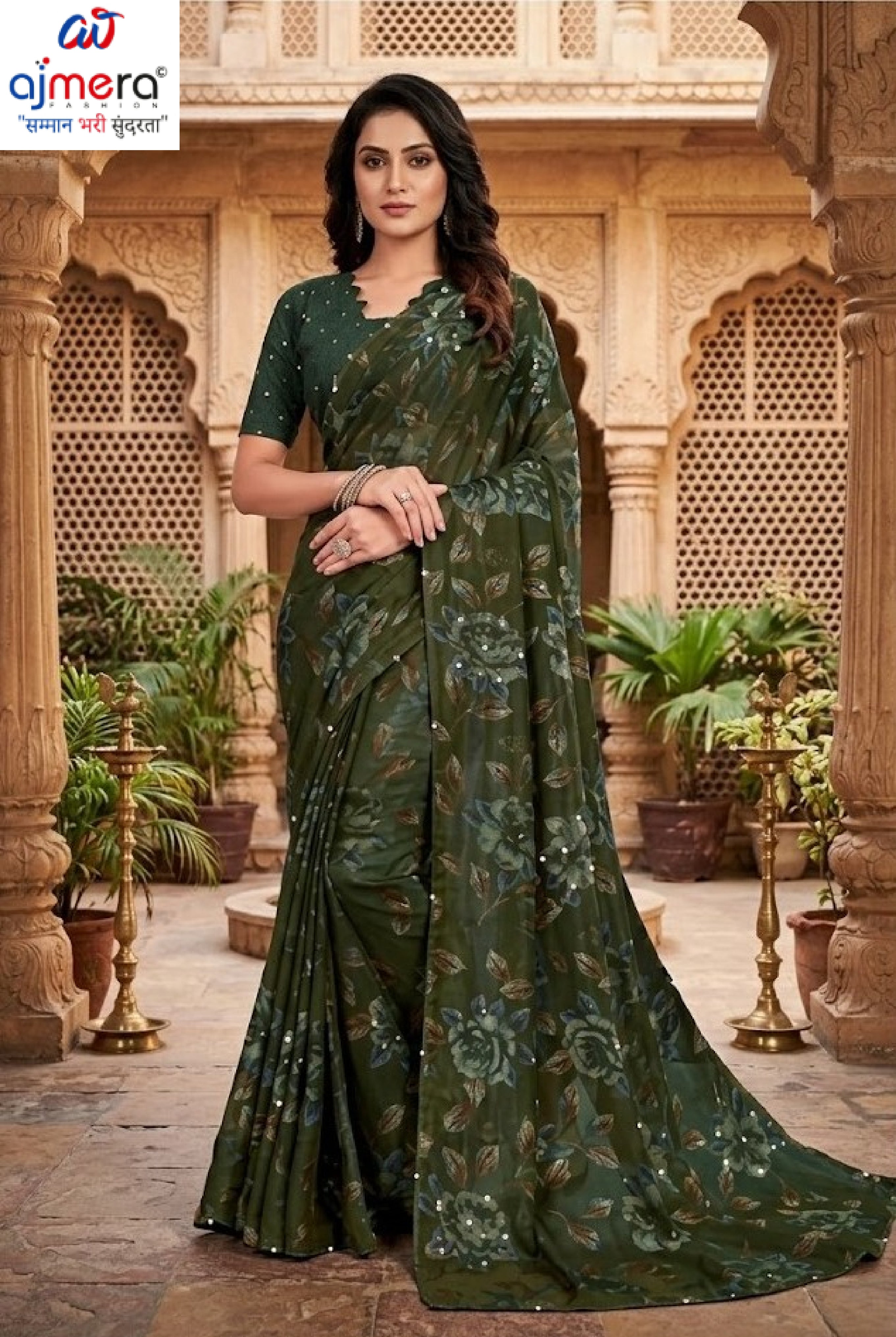 Premium Printed Saree with Matching Blouse Piece for Ethnic Elegance | RDD-KAAMYA VOL-02