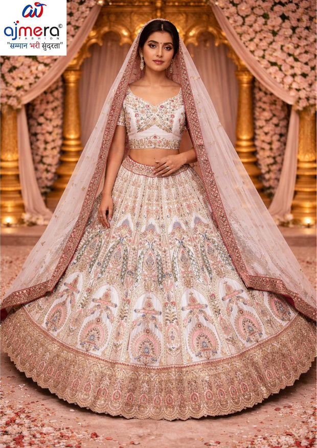 Hand Work Lehenga Blouse With Lehenga Dupatta Manufacturer Supplier Exporter|ABF-DIRGHAYU