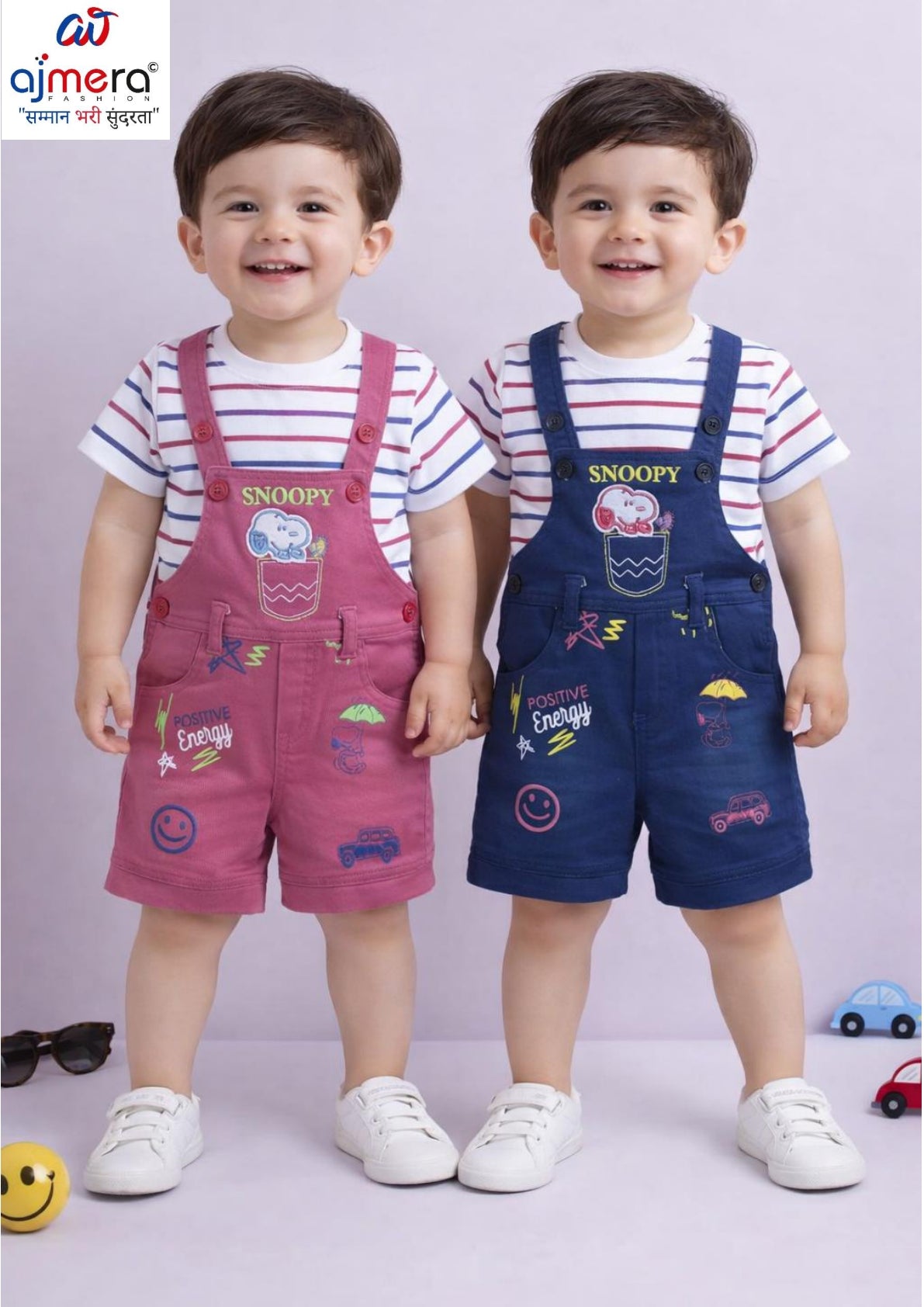 Baby Dungaree Set Wholesale in Surat | SHE-3840