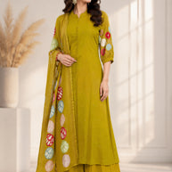 Elegant Designer Palmera Kurti Set for Women | MIK-170C