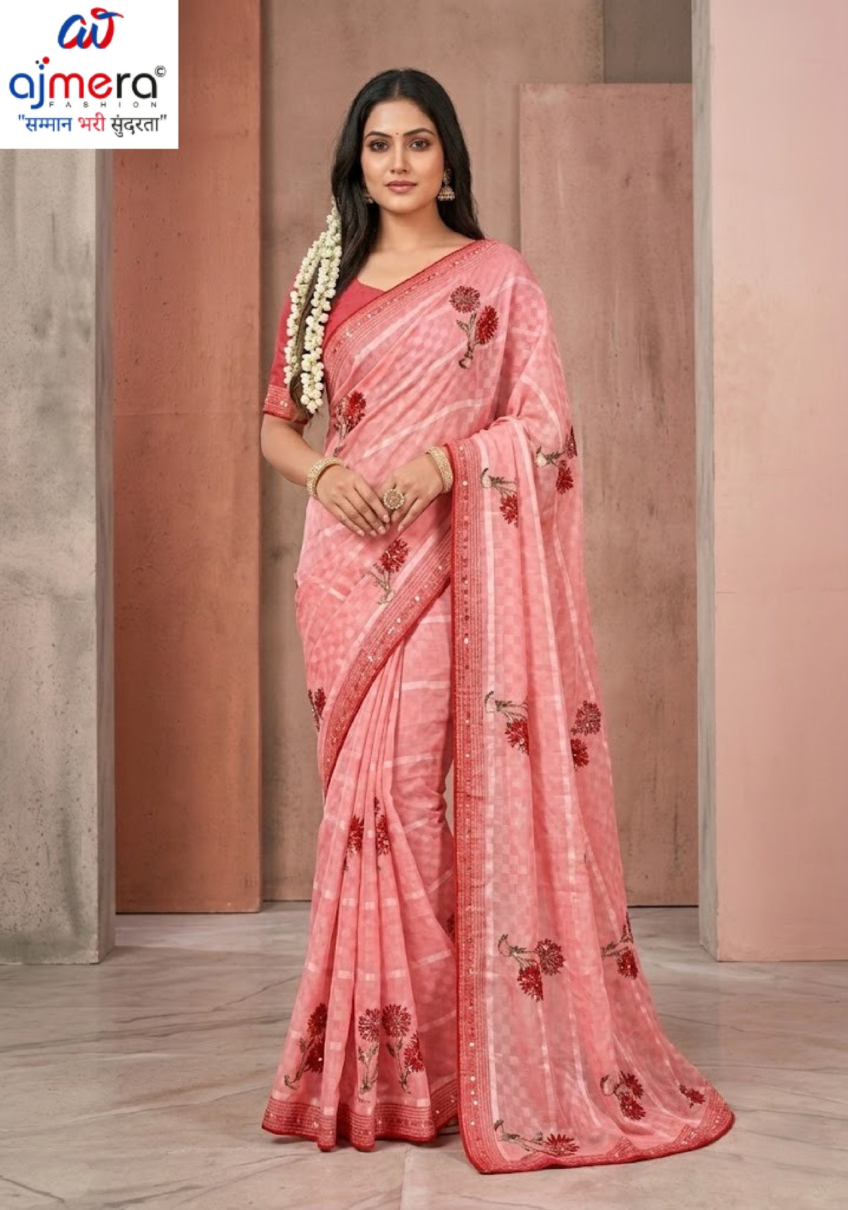 Classic Printed Saree with Blouse Piece for Timeless Traditional Style | PRM-KACHI KALI