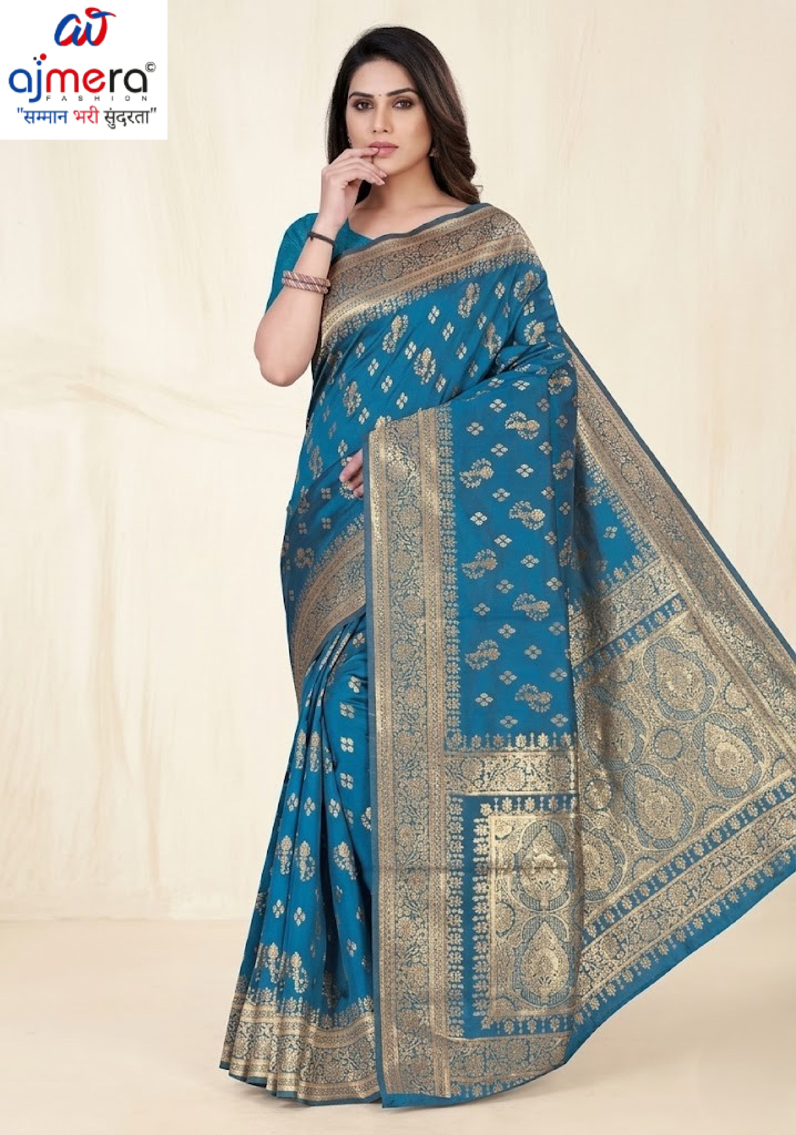 Graceful Jacquard Silk Saree with Blouse Piece for Timeless Ethnic Fashion | TUL-HANSJODA SILK VOL-45